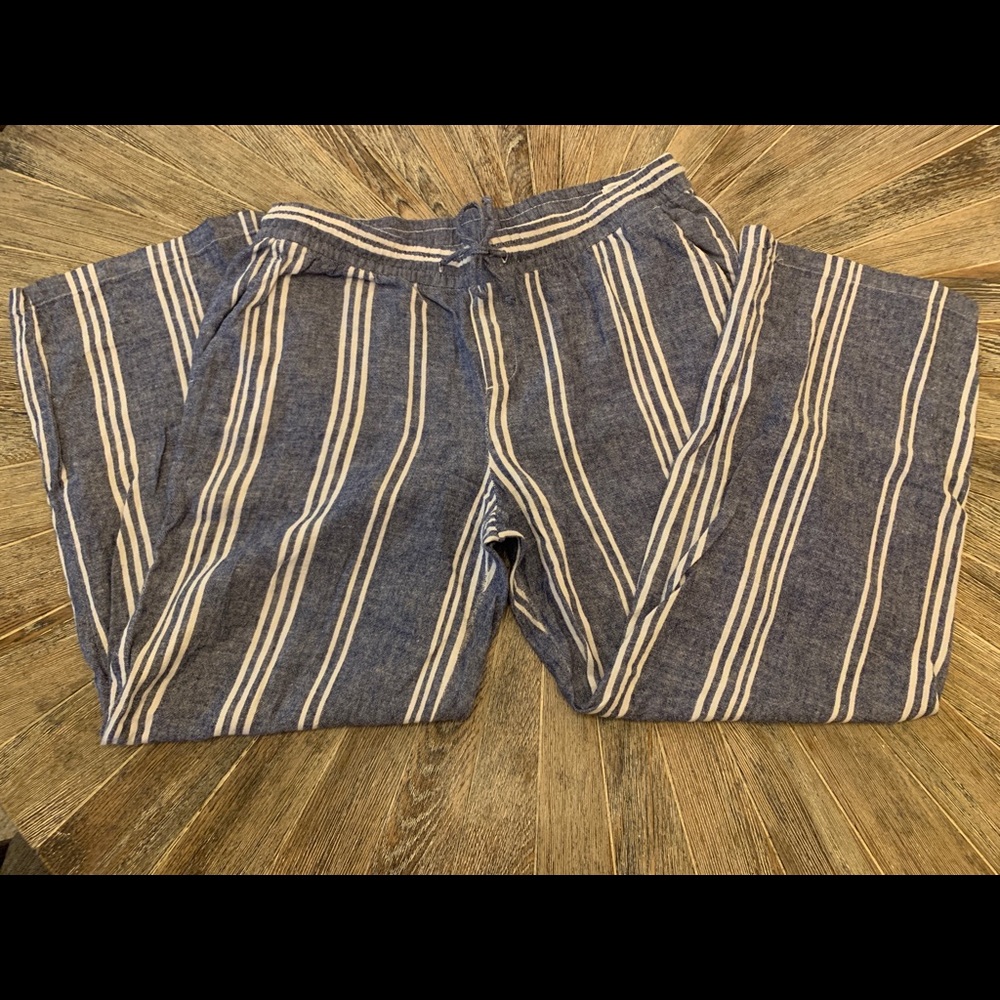 Long striped pants